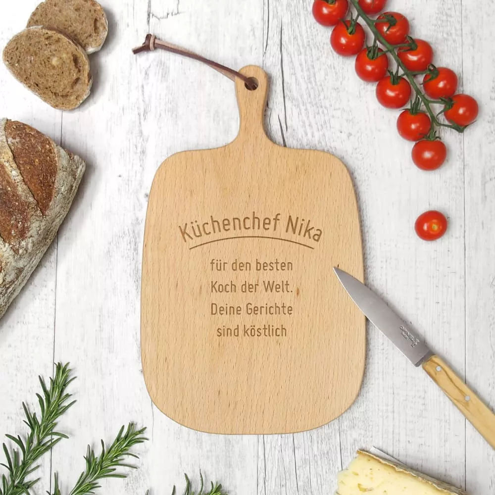 Schneidebrett zum Personalisieren