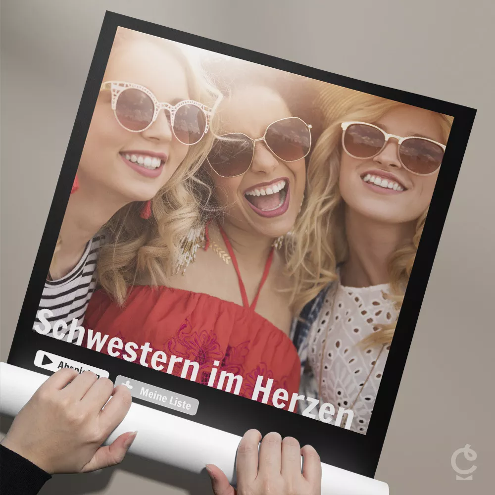 Personalisierbares Streaming-Poster