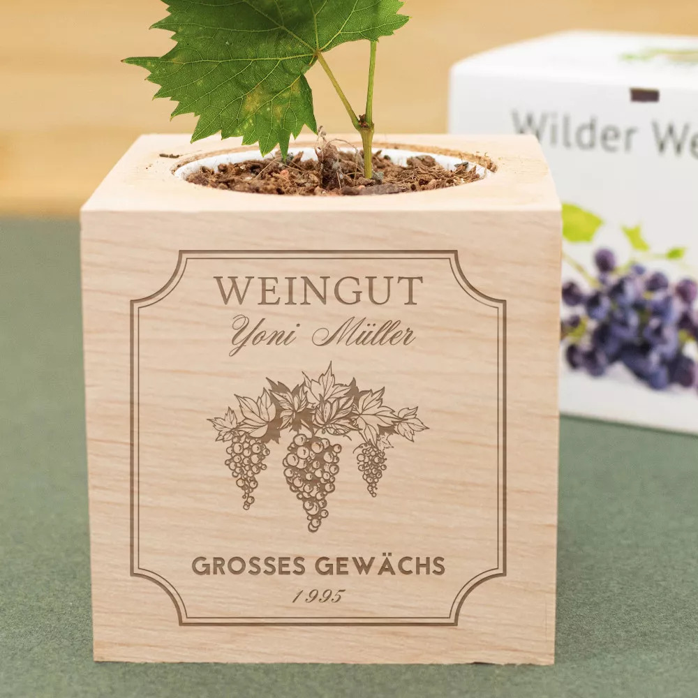 EcoCube Wein zum Personalisieren