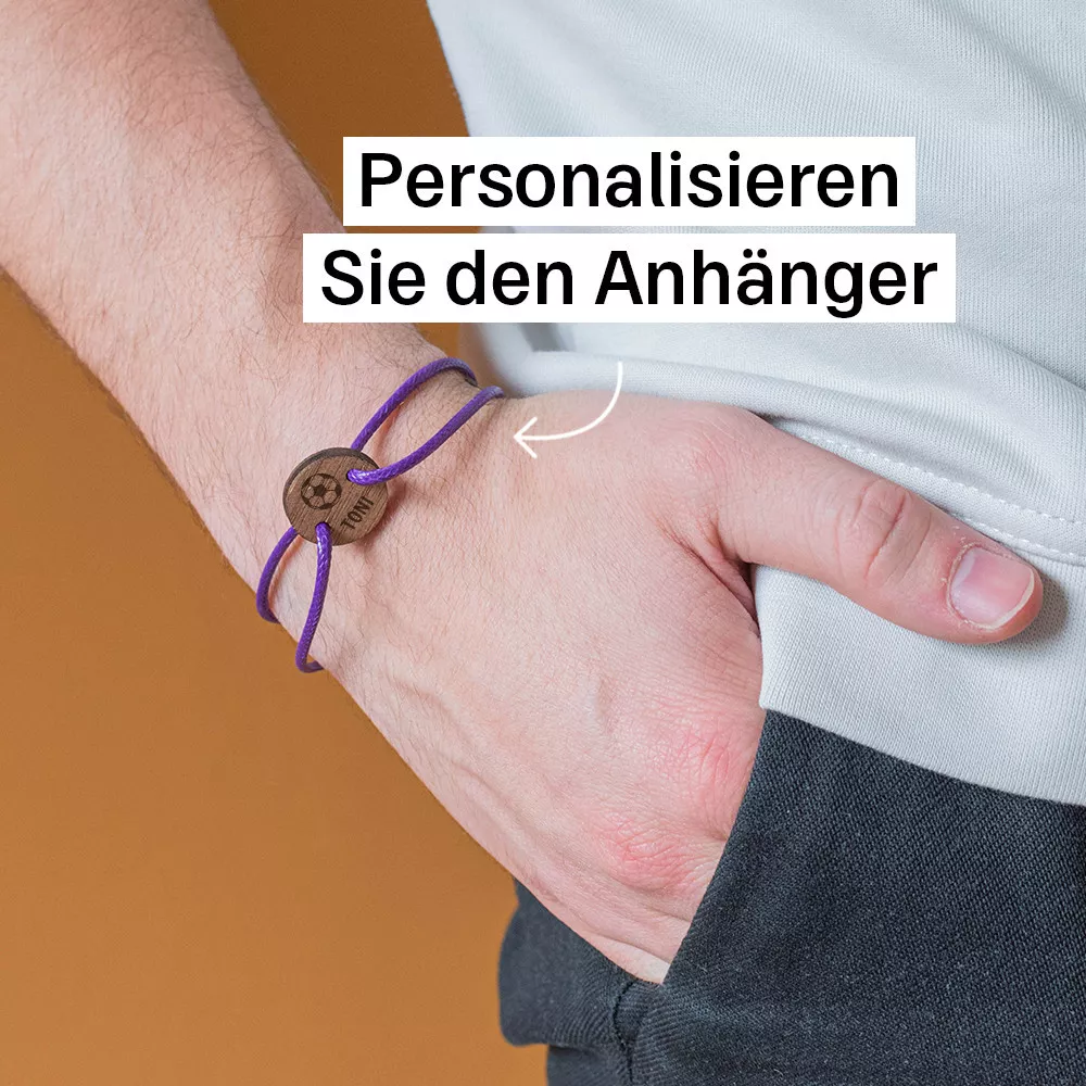 Armband Männer Fußball Anpassbar