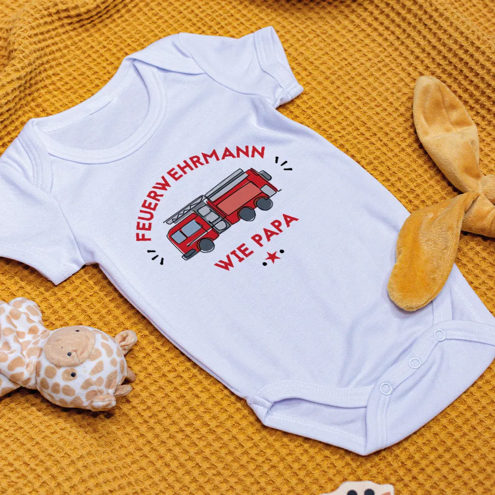 Body Baby Feuerwehr Personalisierbares