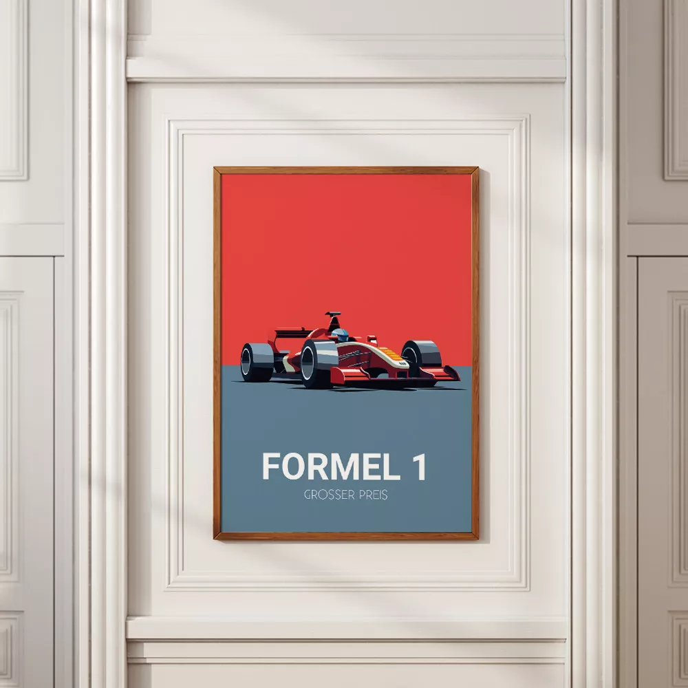 Personalisierbares Formel 1 Poster