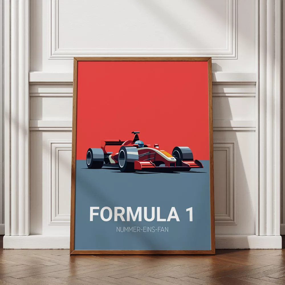 Personalisierbares Formel 1 Poster