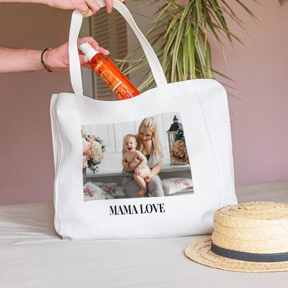 Personalisierbarer Foto-Tote Bag