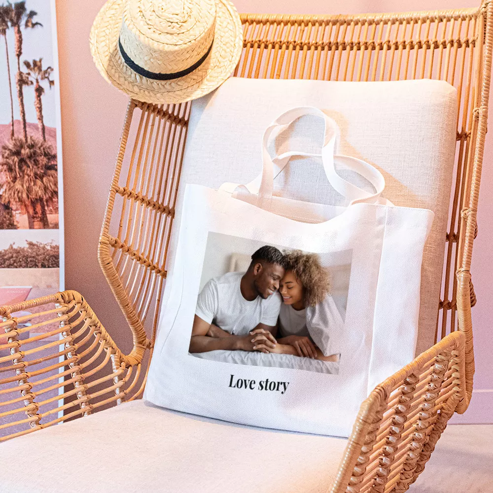 Personalisierbarer Foto-Tote Bag