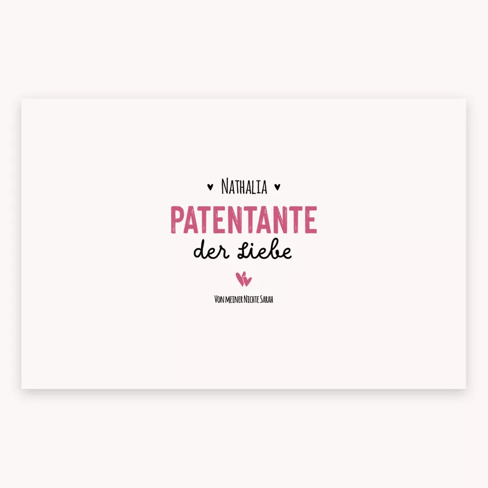 Personalisierbare Isolierflasche für die beste Patentante