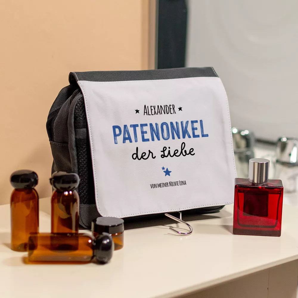 Toiletry Bag Godfather zur Personalisierung