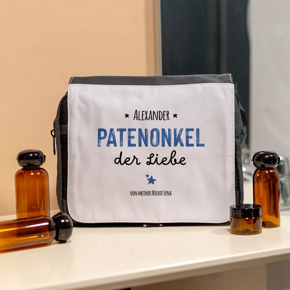 Toiletry Bag Godfather zur Personalisierung