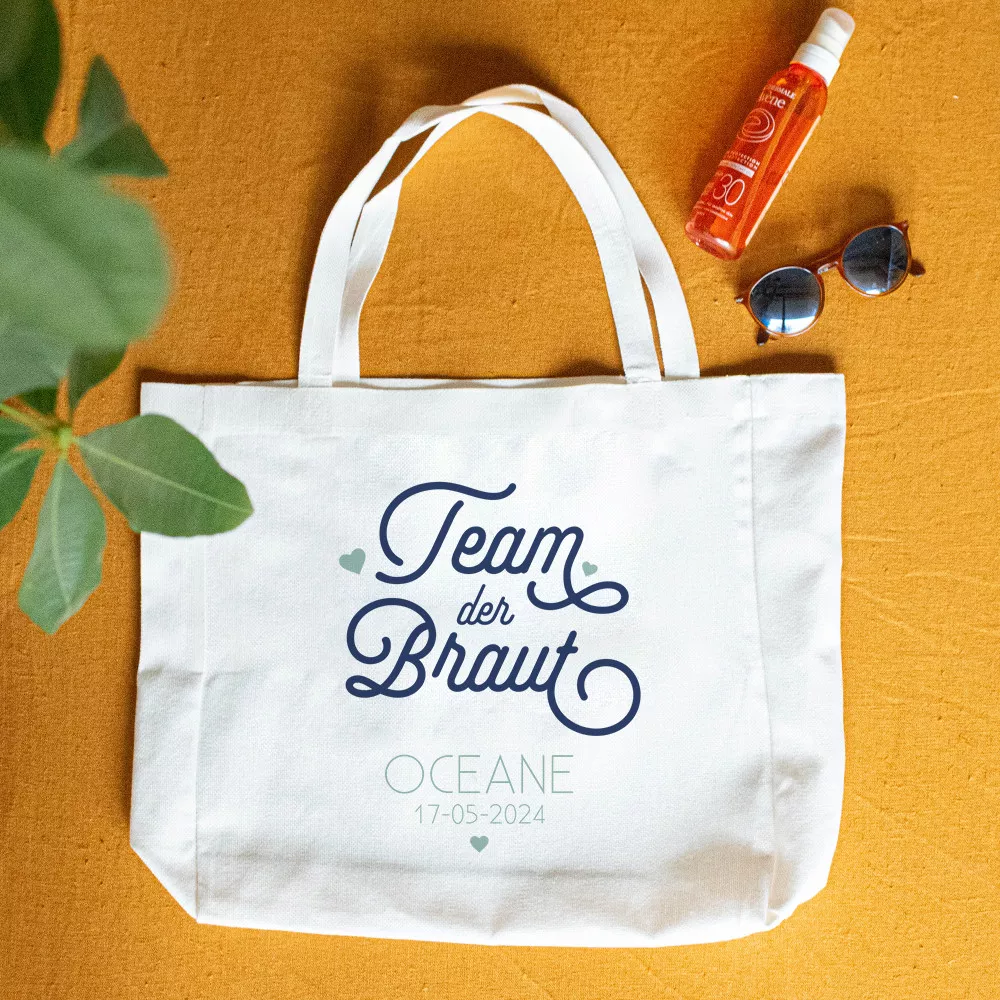 Personalisierte Stofftasche für den Junggesellinnenabschied