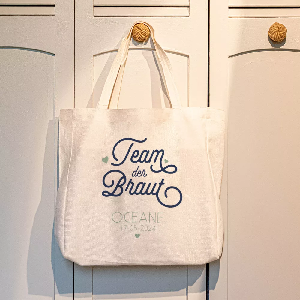 Personalisierte Stofftasche für den Junggesellinnenabschied