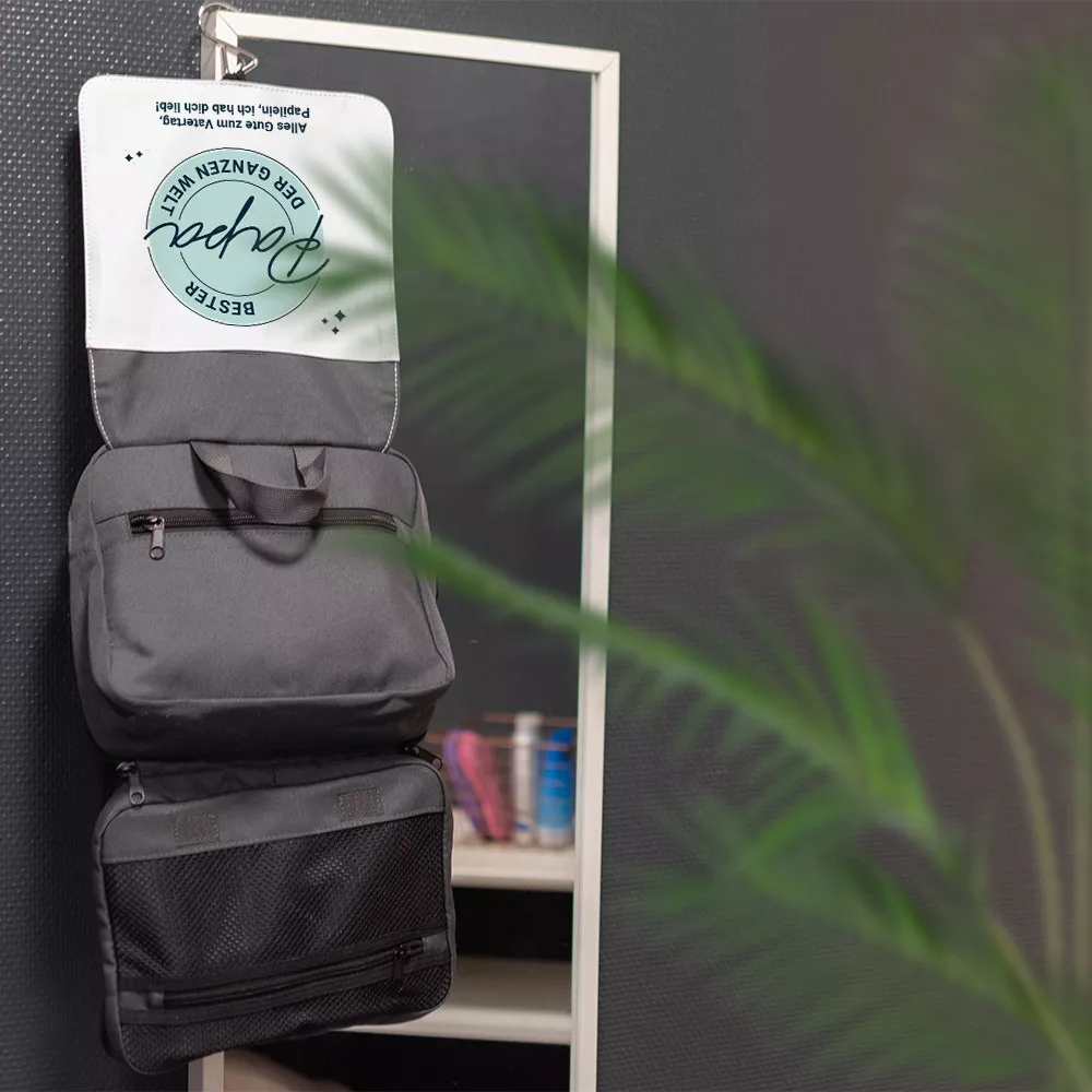 Personalisierbare Kulturtasche für den besten Papa