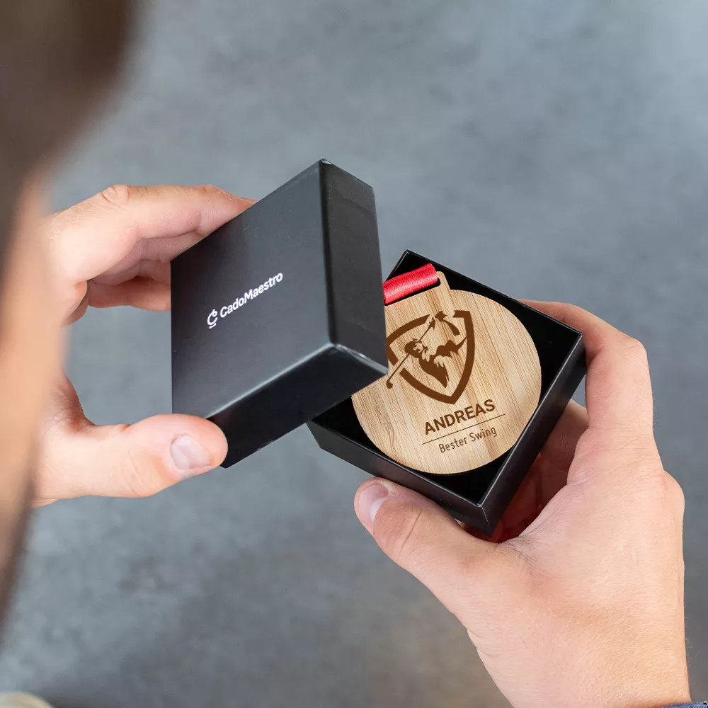 Holz Golfmedaille zum Personalisieren