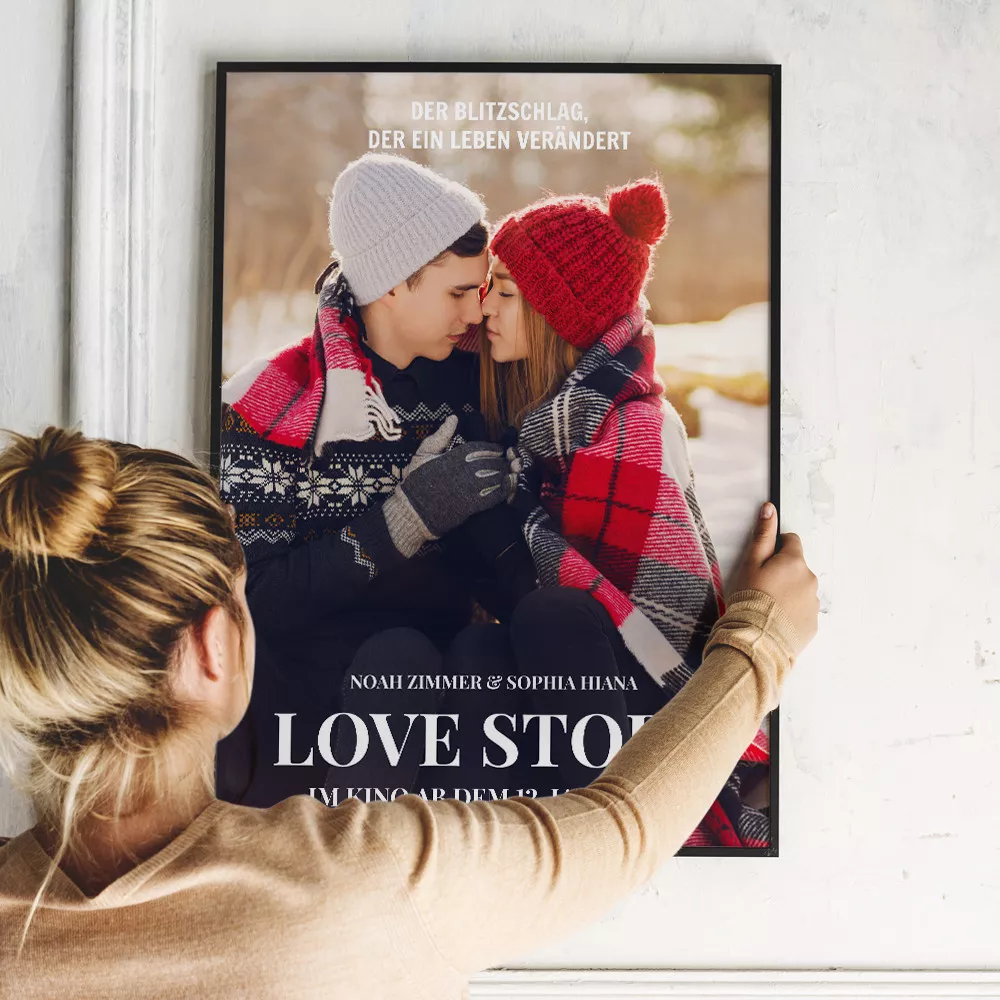 Personalisierbares Filmplakat