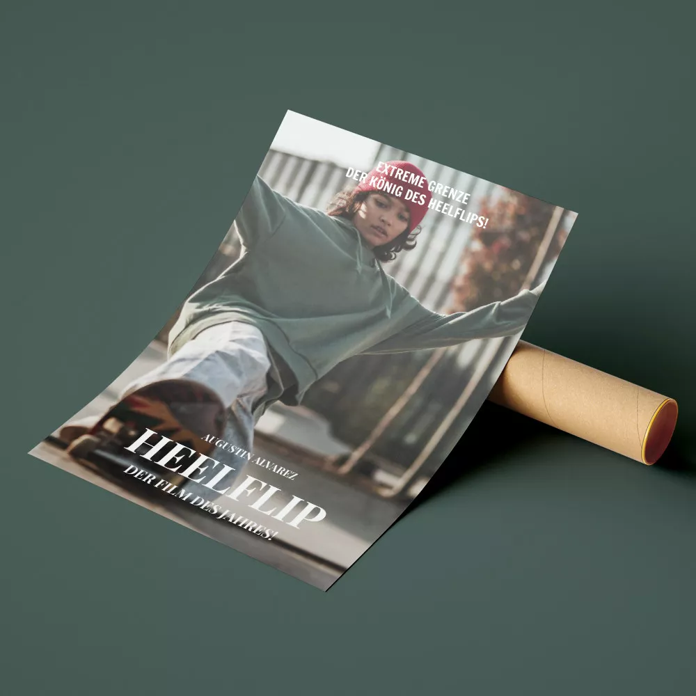 Personalisierbares Filmplakat