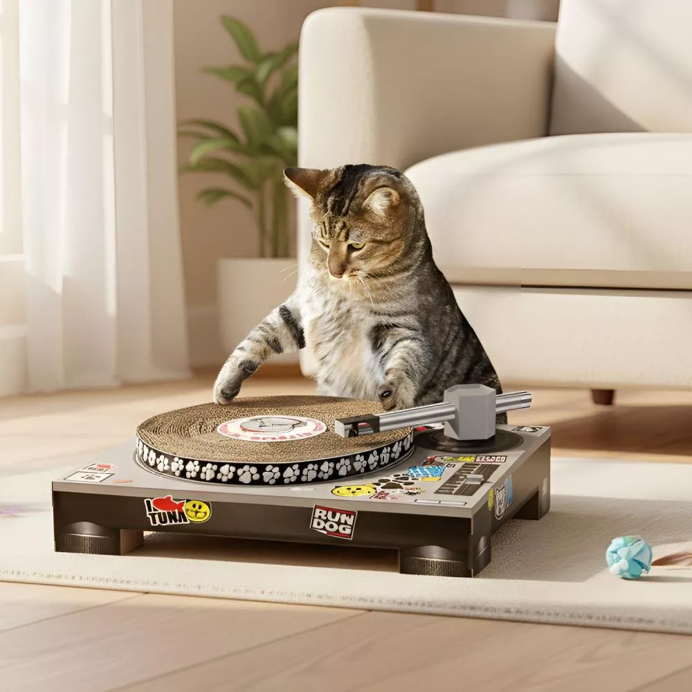 Kratz-DJ für Katzen