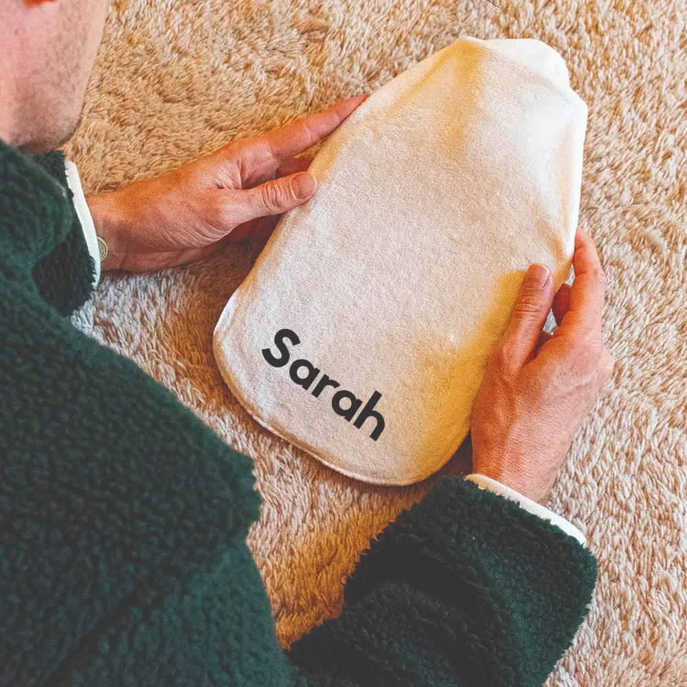 Wärmflasche mit Namen zum Personalisieren