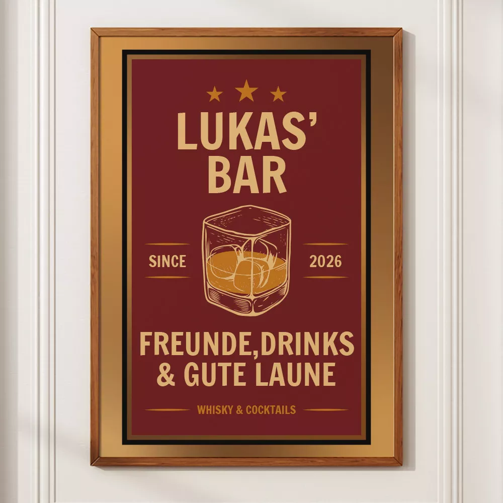 Bar-Schild zum Anpassen