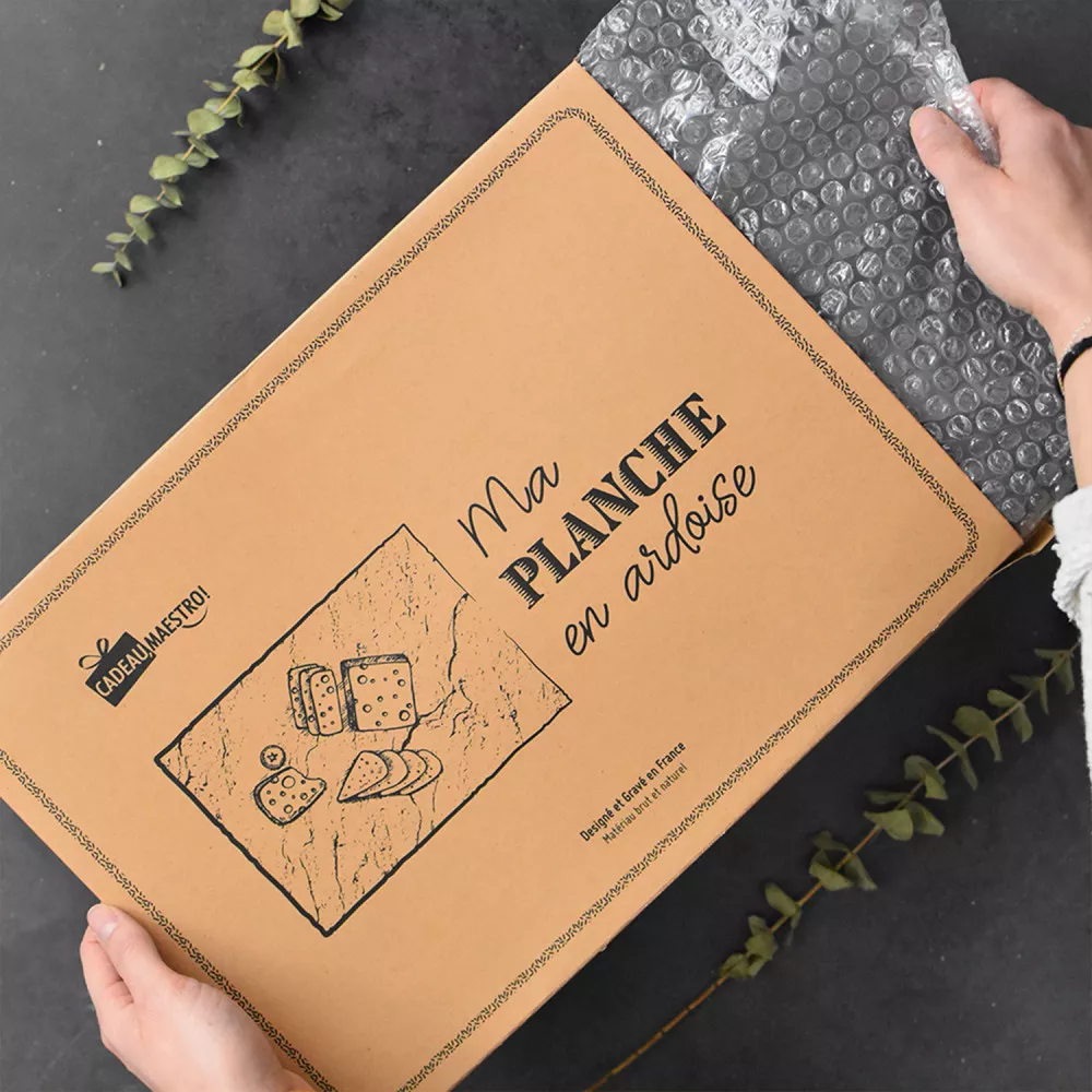 Personalisierbares Schiefer-Tablett „Bar“