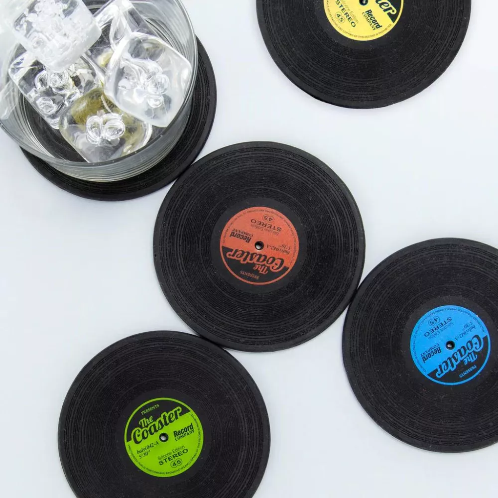 Vinyl-Untersetzer (4 Stück)
