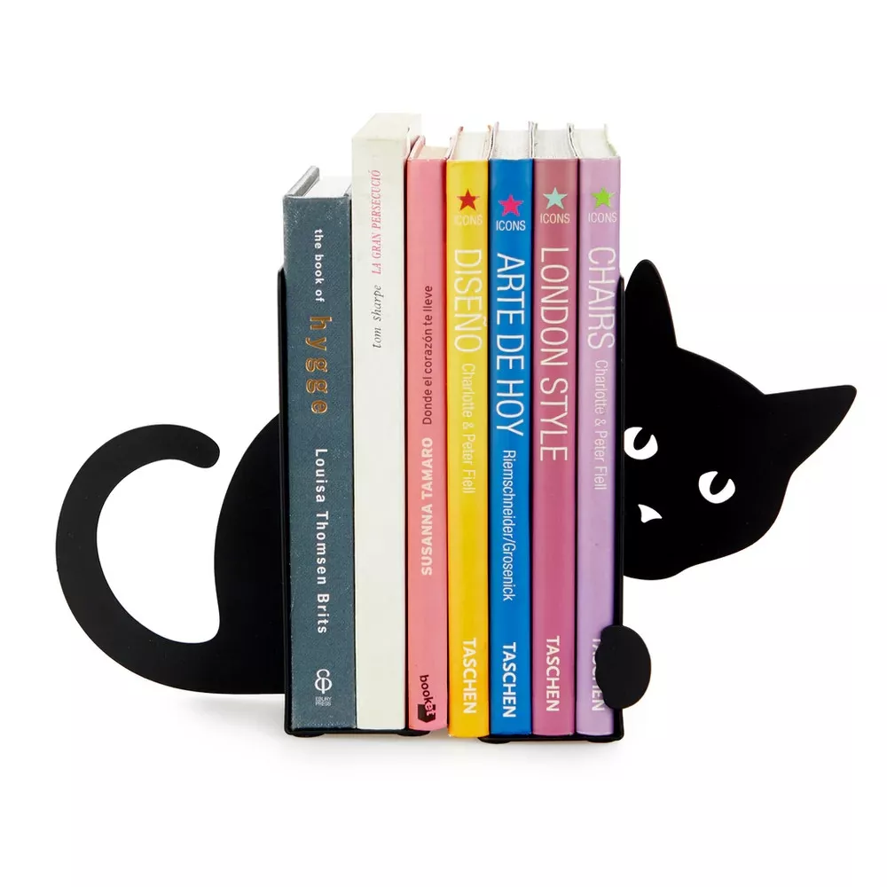 Buchstütze Katze