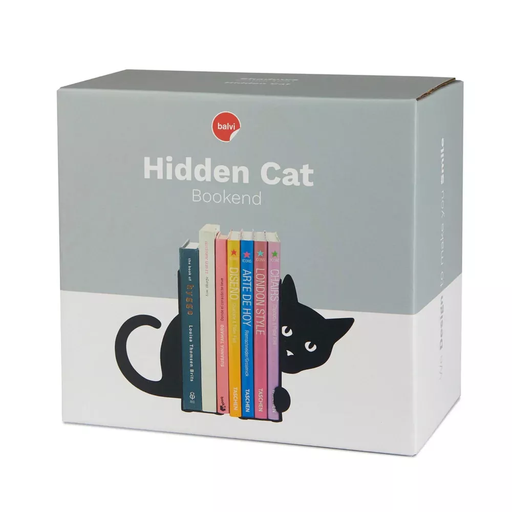 Buchstütze Katze
