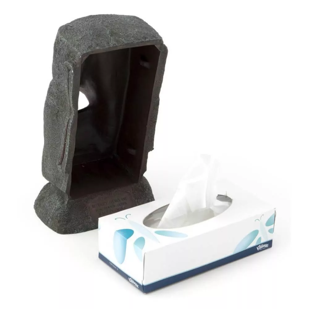 Moai Taschentuchspender dos de statue