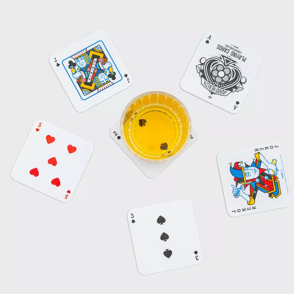 Pokerkarten-Untersetzer