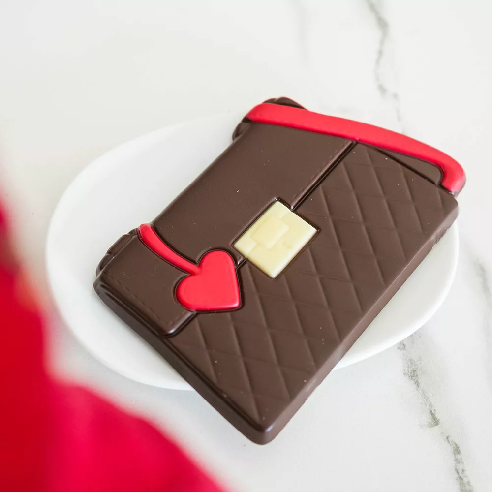 Handtasche aus Schokolade