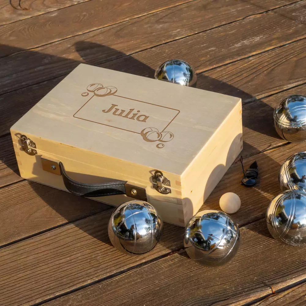 Personalisierter Boule-Koffer mit Namen