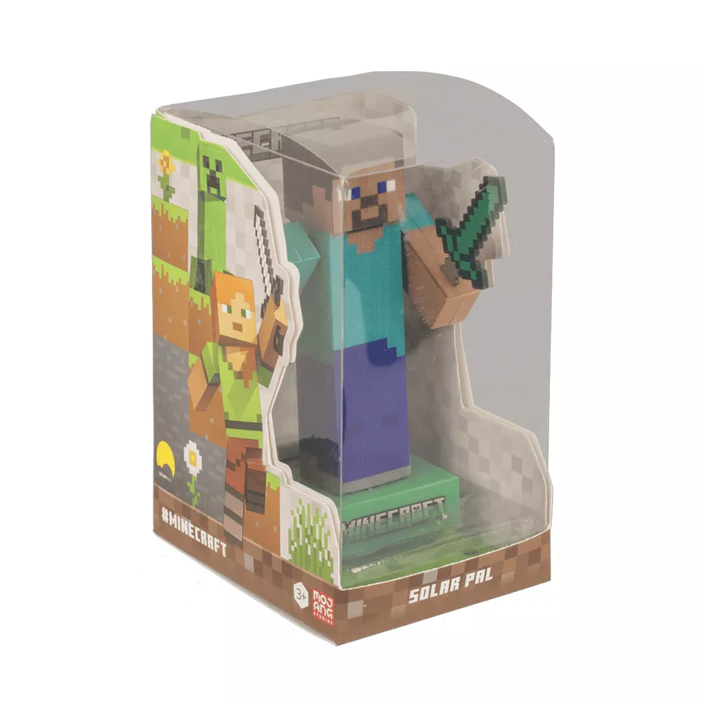 Articulated Solar Figurine Minecraft - Steve