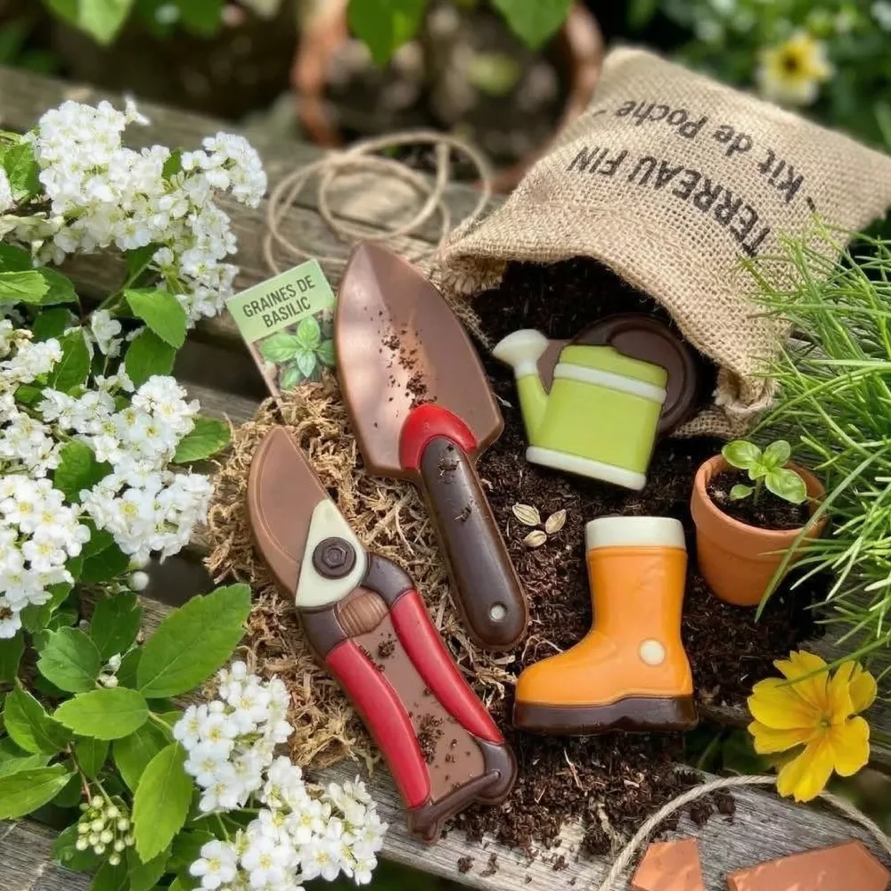 Schokoladen-Garten-Set