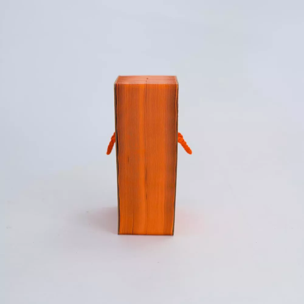 Faltbare Kraftpapier-Bank 150 cm Orange