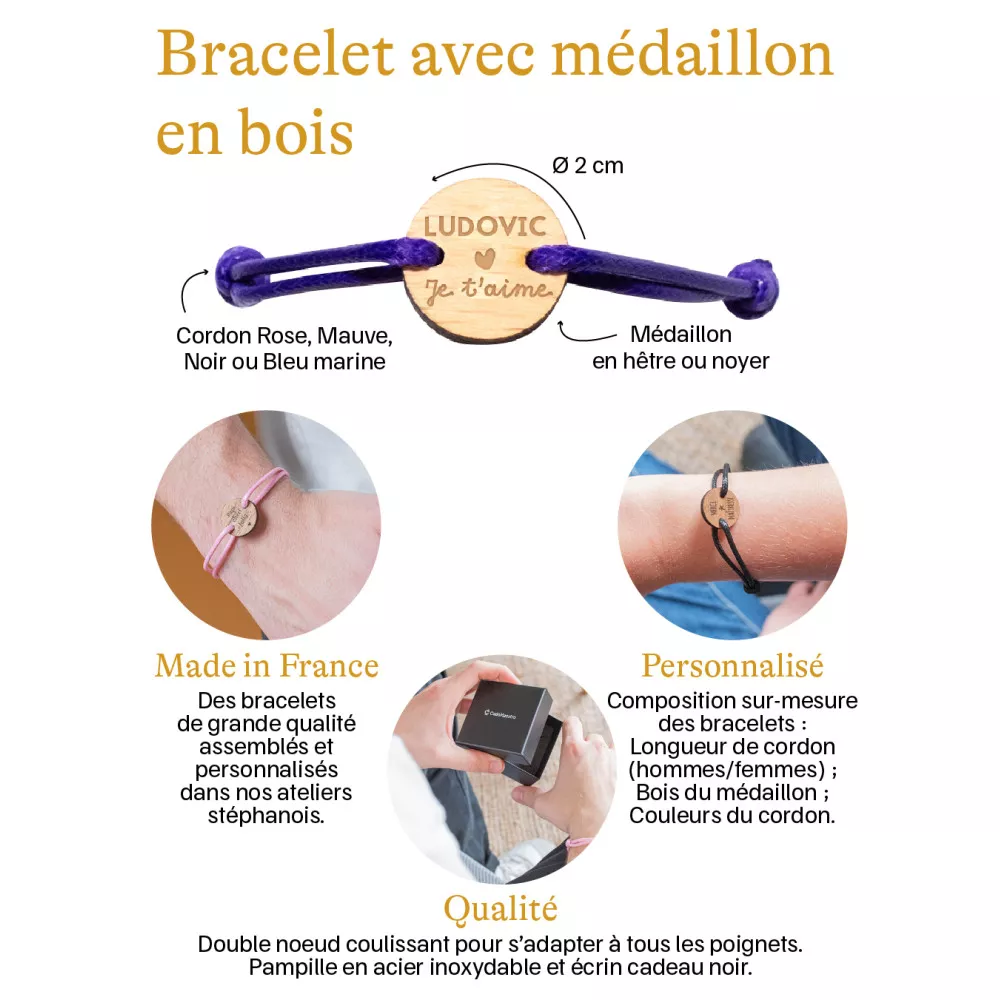 Personalisierbares Bar-Mizwa-Armband