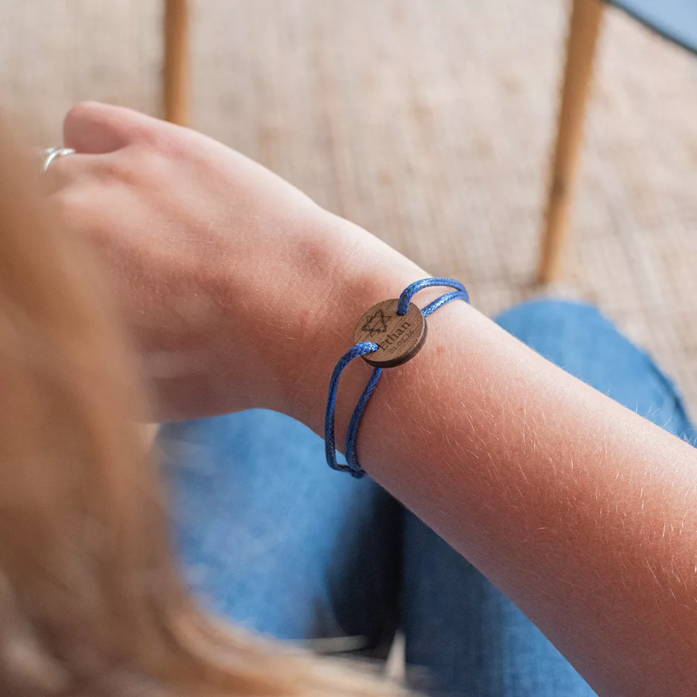 Personalisierbares Bar-Mizwa-Armband