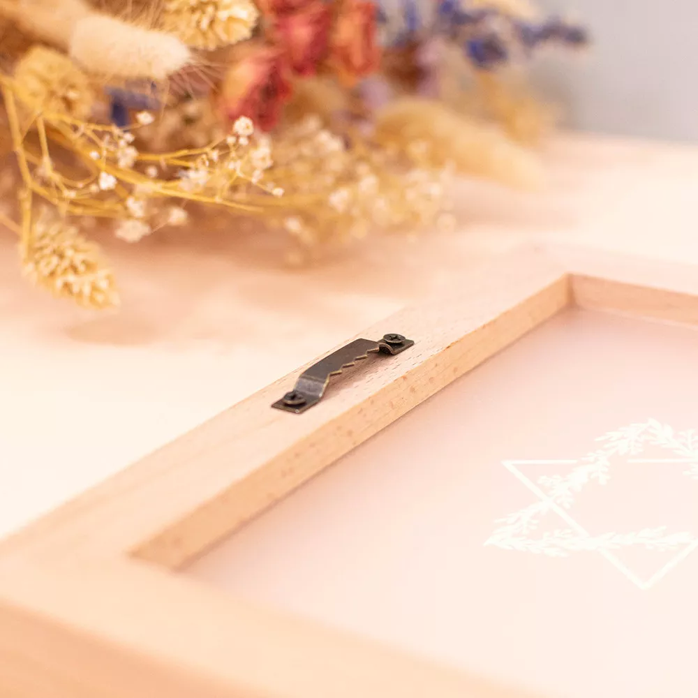 Personalisierbarer Lixi Outline Leuchtrahmen Bar Mizwa
