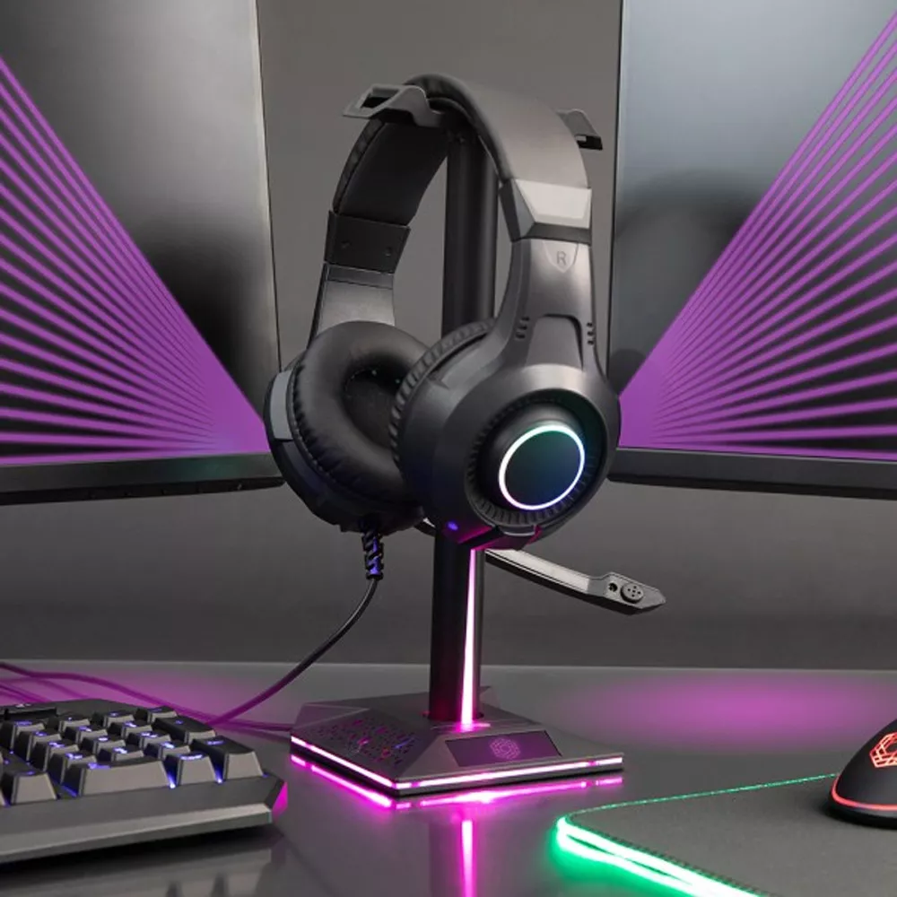 Gaming-Headset-Halter mit Hub