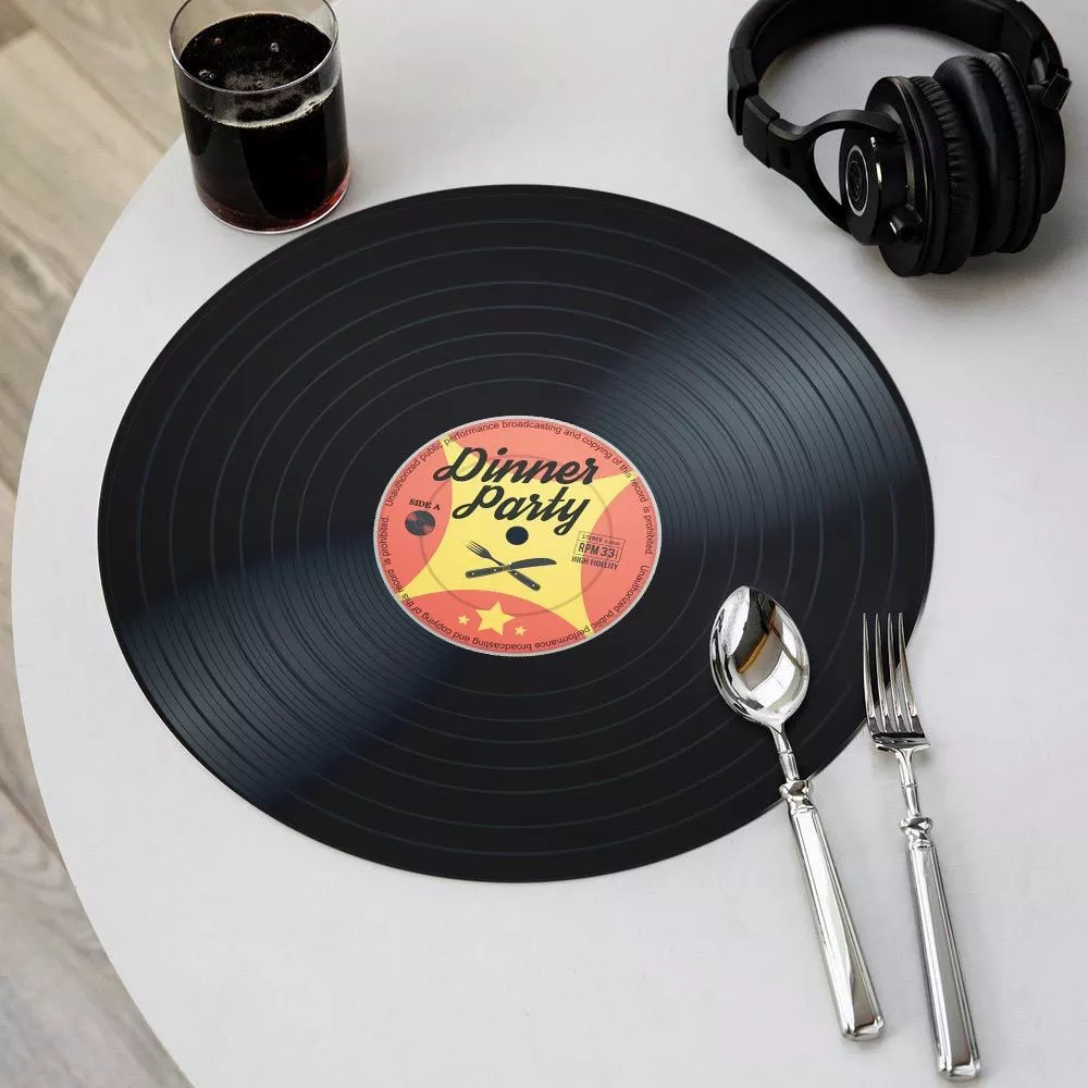 Vinyl-Tischsets im 4er-Set