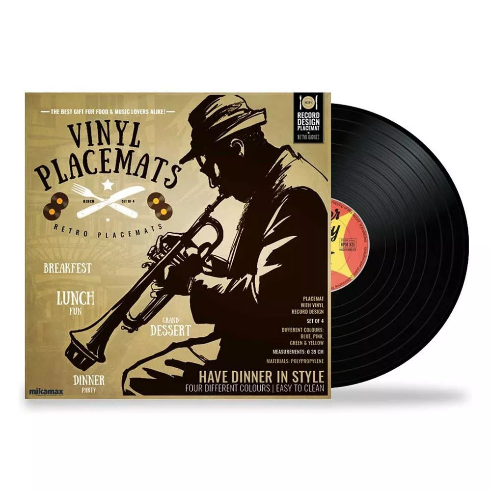 Vinyl-Tischsets im 4er-Set