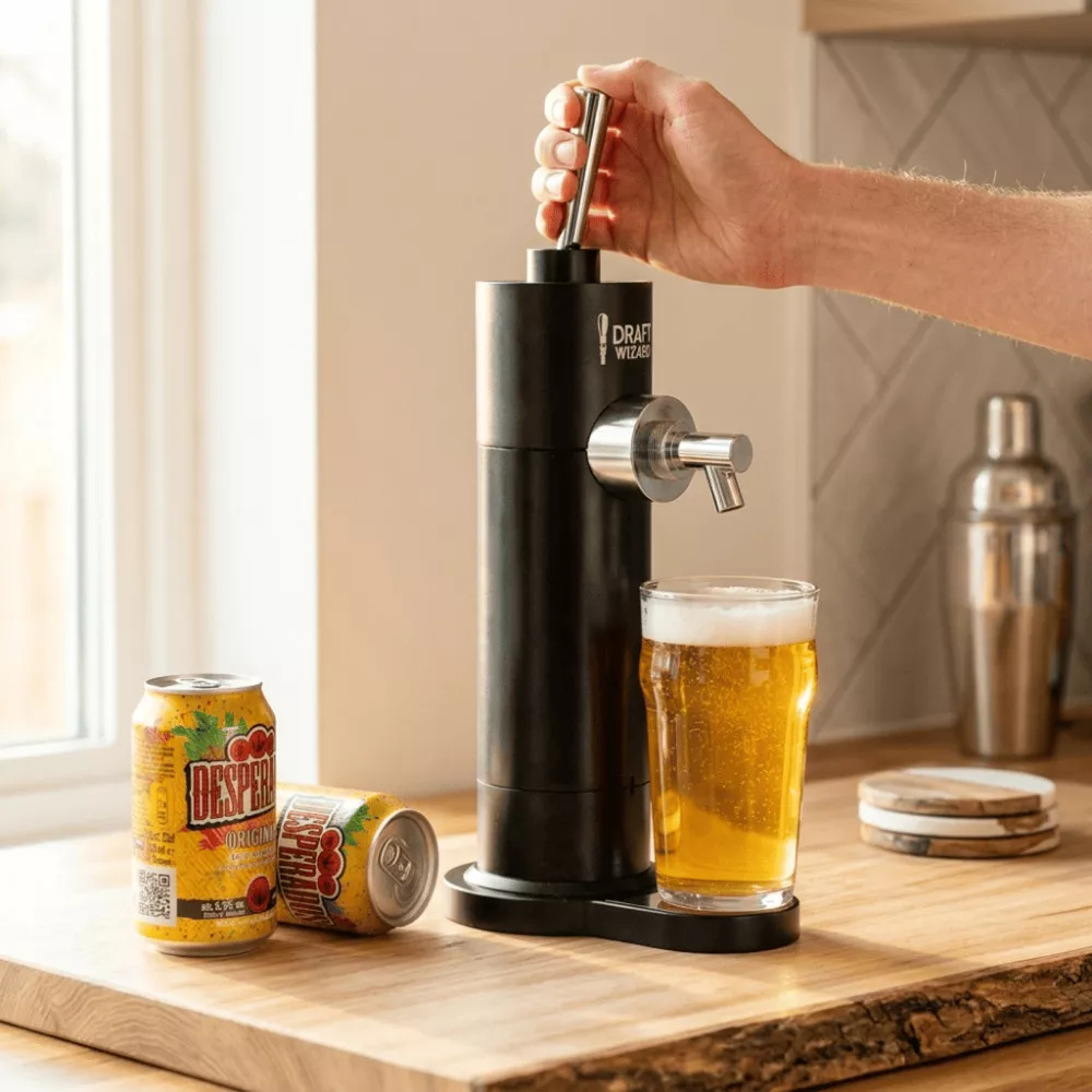 Ultraschall-Bierzapfanlage für Dosen und Flaschen