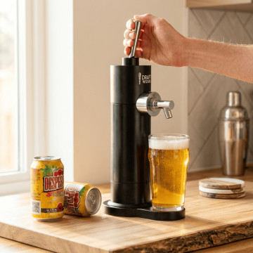 Ultraschall-Bierzapfanlage für Dosen und Flaschen