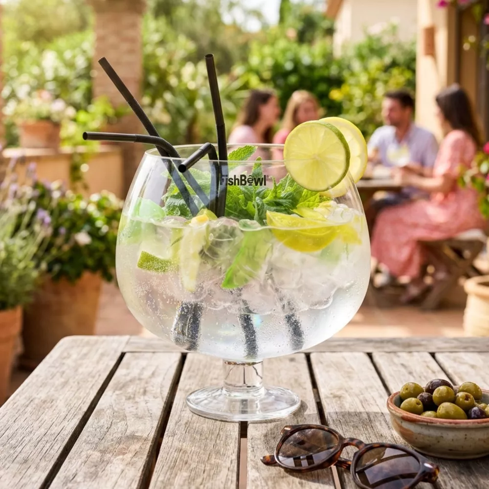 Riesiges Cocktailglas