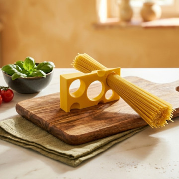 Spaghetti-Portionierer im Käse-Design
