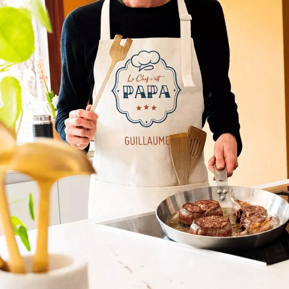 Kochschürze für Papa Zum Personalisieren