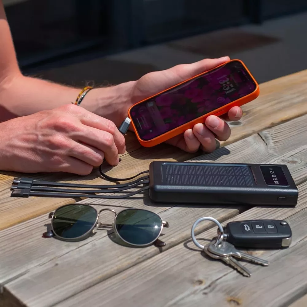 Batterie Externe Solaire 10000mAh