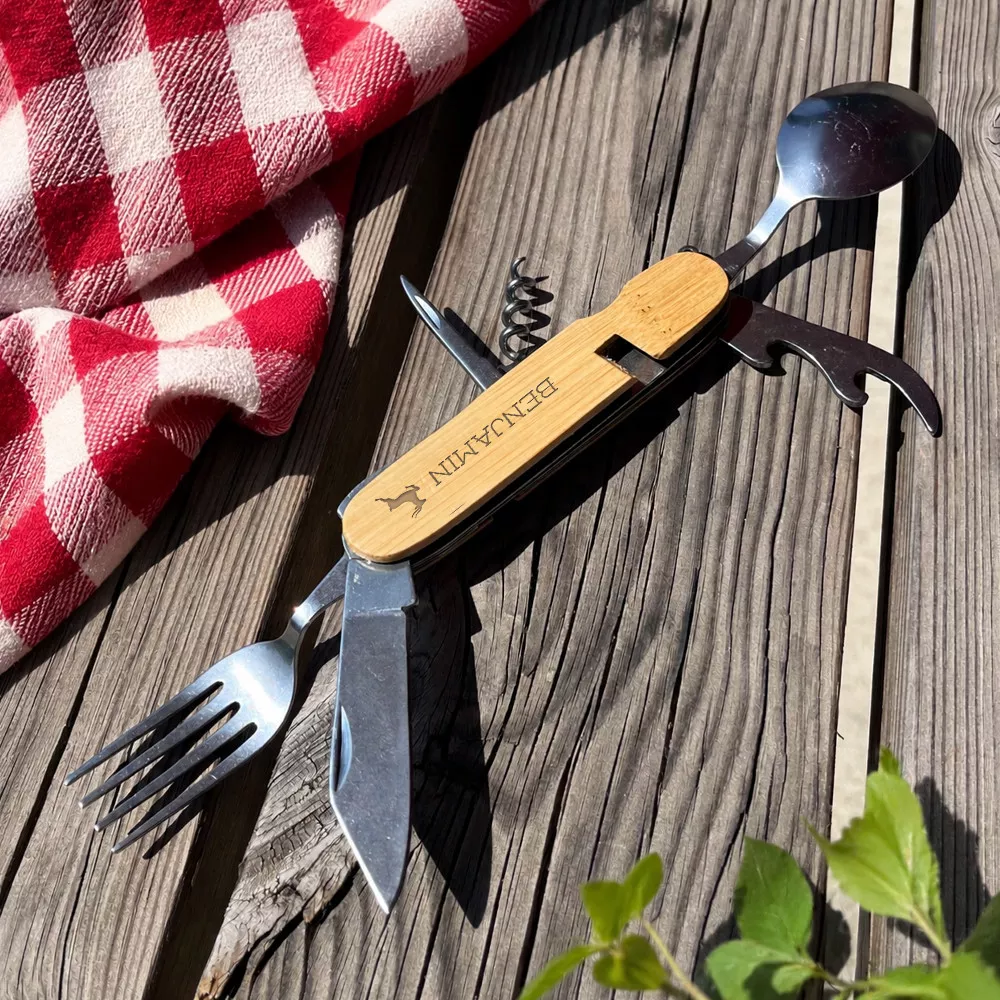 Personalisierbares Schweizer Taschenmesser Camping Jäger