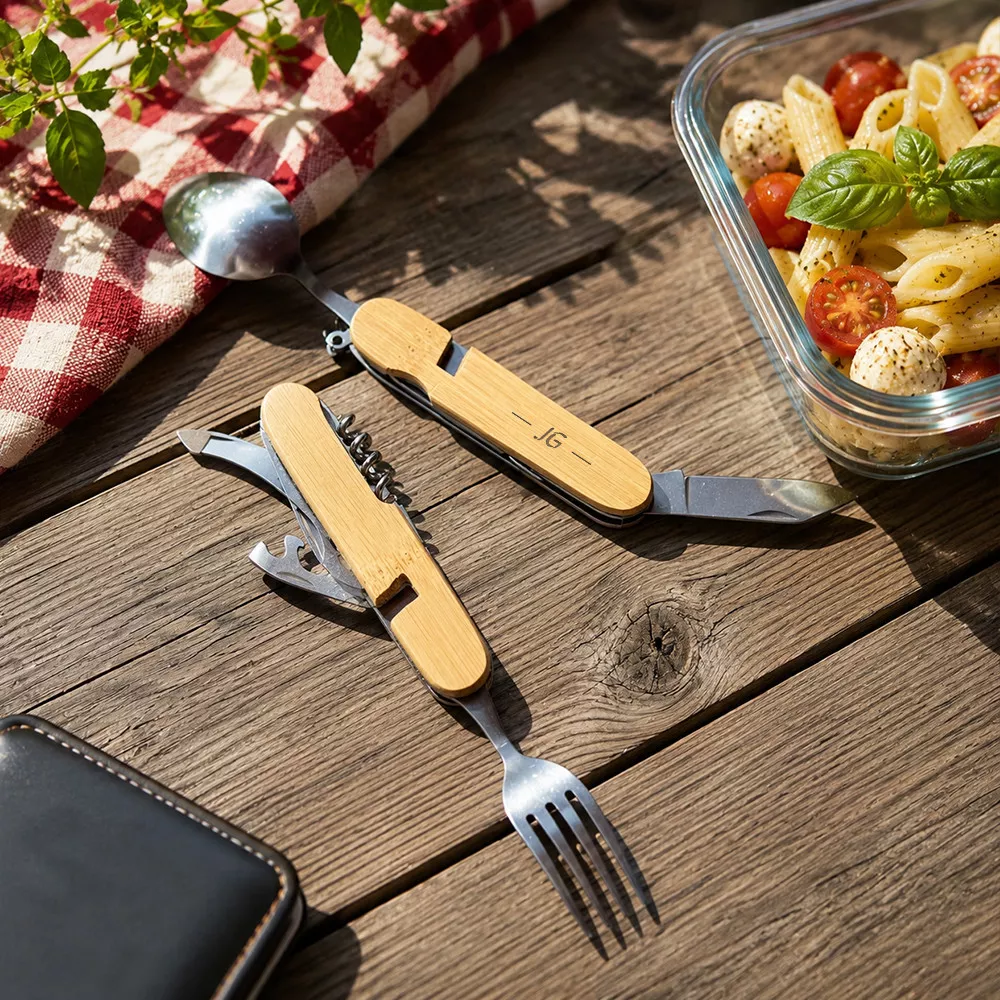 Personalisierter Camping-Taschenmesser mit Initialgravur