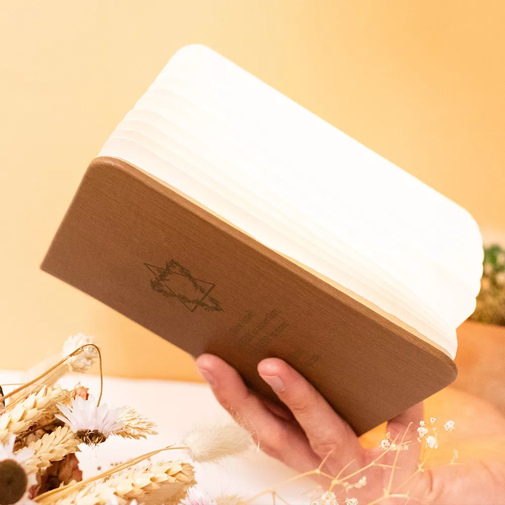 Personalisierbare LED-Buchlampe zu Chanukka