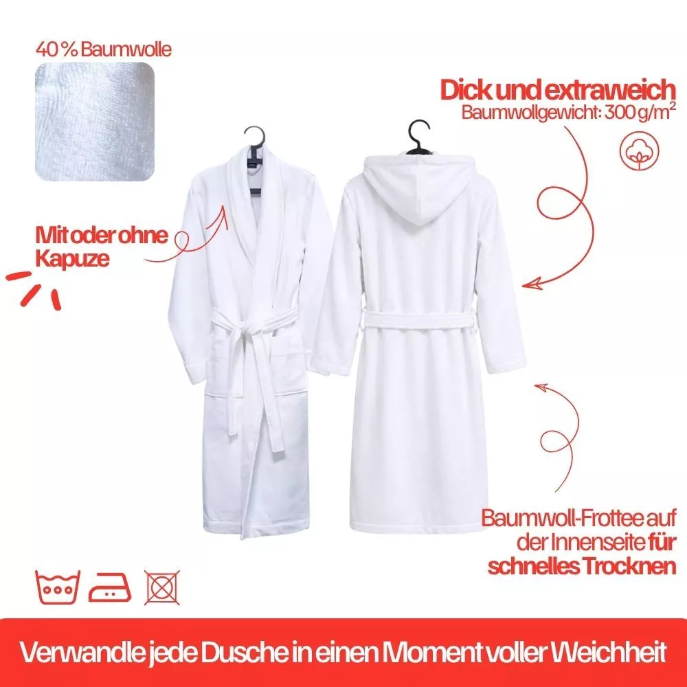 Hochzeitsbademantel nach Maß