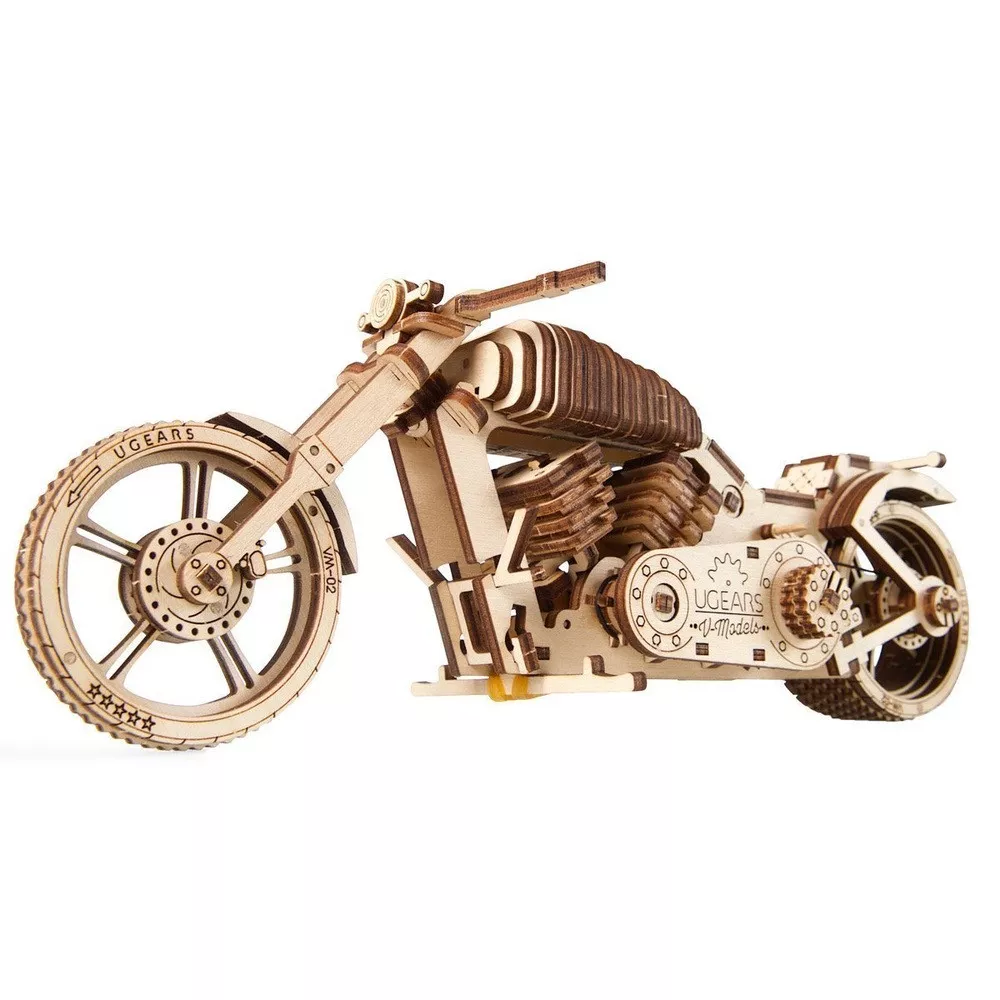 VM-02 Holzmotorrad zum Zusammenbauen