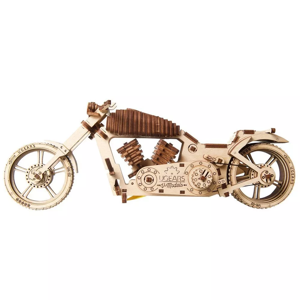 VM-02 Holzmotorrad zum Zusammenbauen